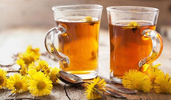 Dandelion tea for treating varicose veins