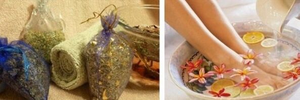 foot baths with herbs for varicose veins