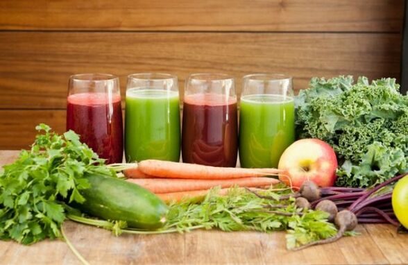 vegetable juices to treat varicose veins